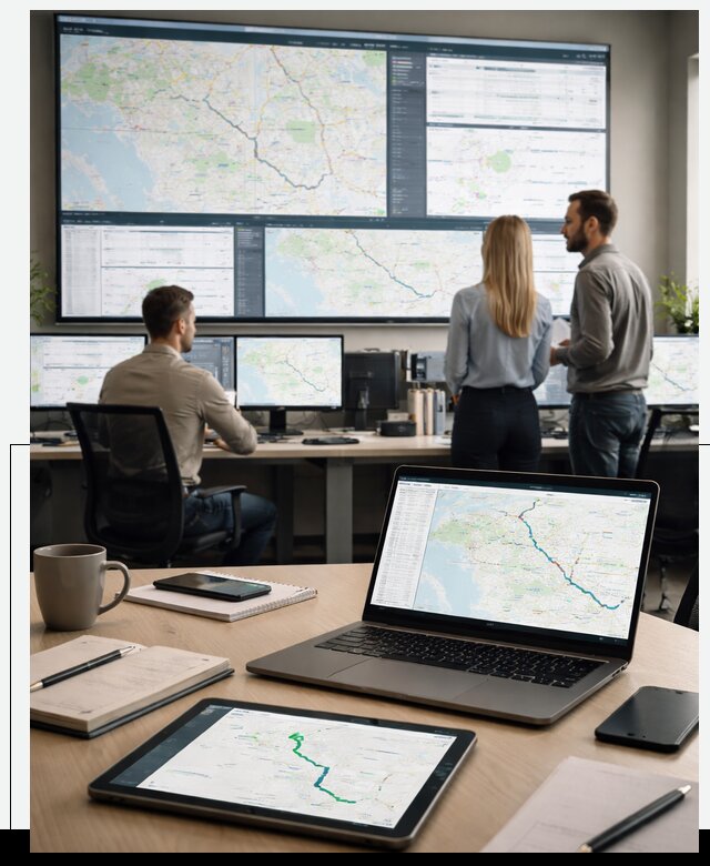 Трекинг грузов и Fleet Management, мониторинг автопарка в Лысьве