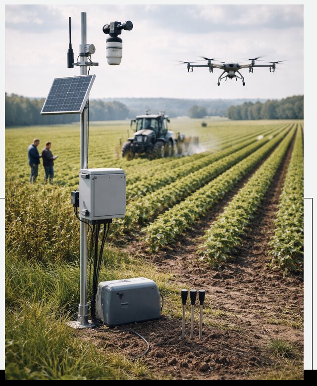 Разработка IoT мониторинга полей в Лысьве от 8718 р. | АвикейЛсь