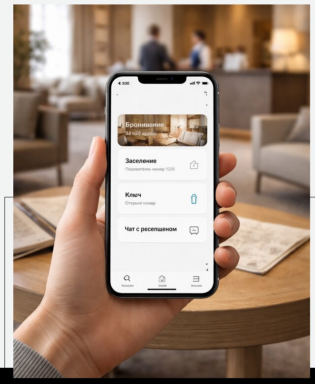 Мобильное приложение для гостей отеля в Лысьве, управление сервисом